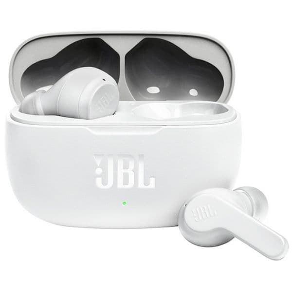 JBL Auriculares Bluetooth TWS Wave 200 White
