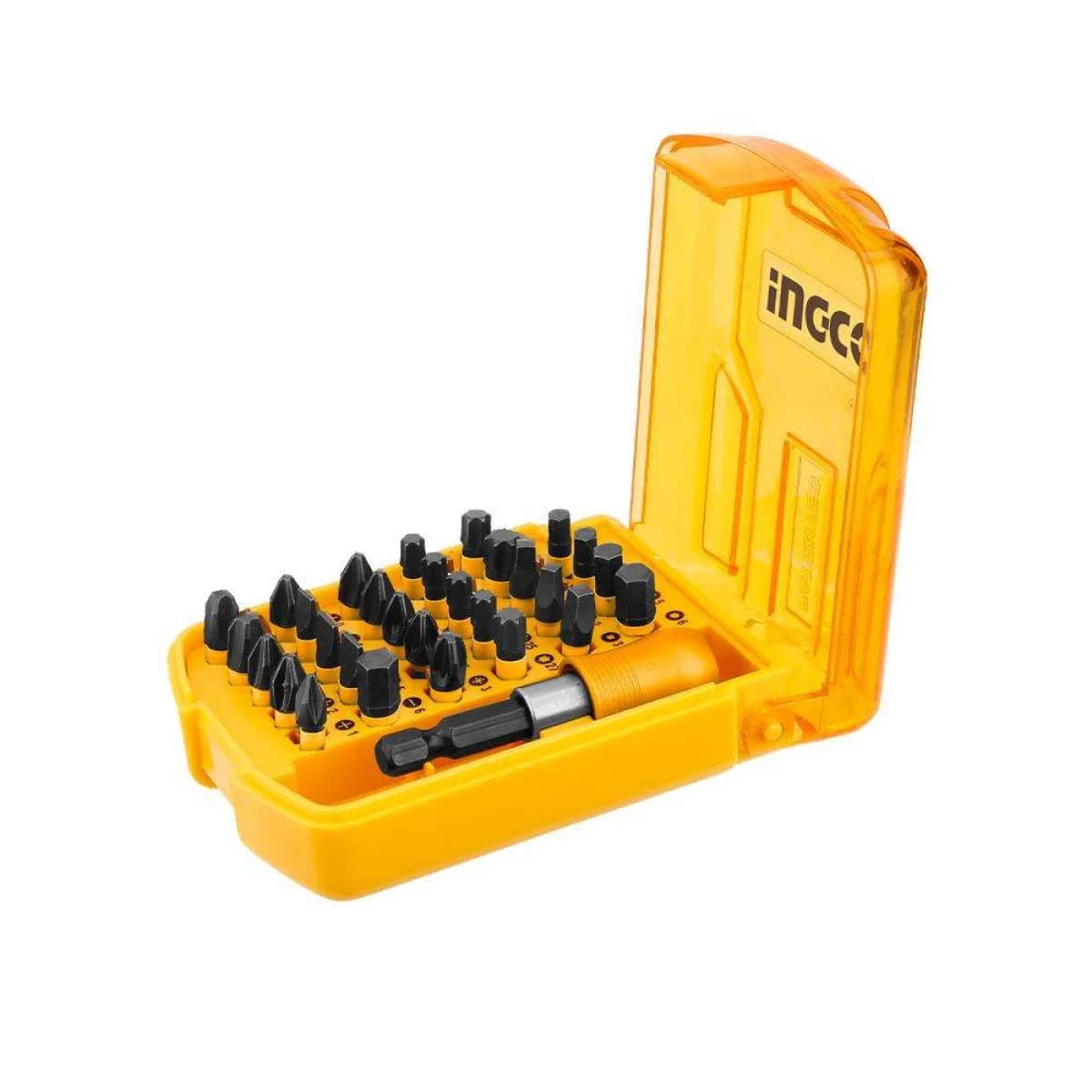 Conjunto 30 Bits Com Adaptador Em Caixa refª AKSD68303 INGCO - AKSD68303 - Ferramentaspro.pt
