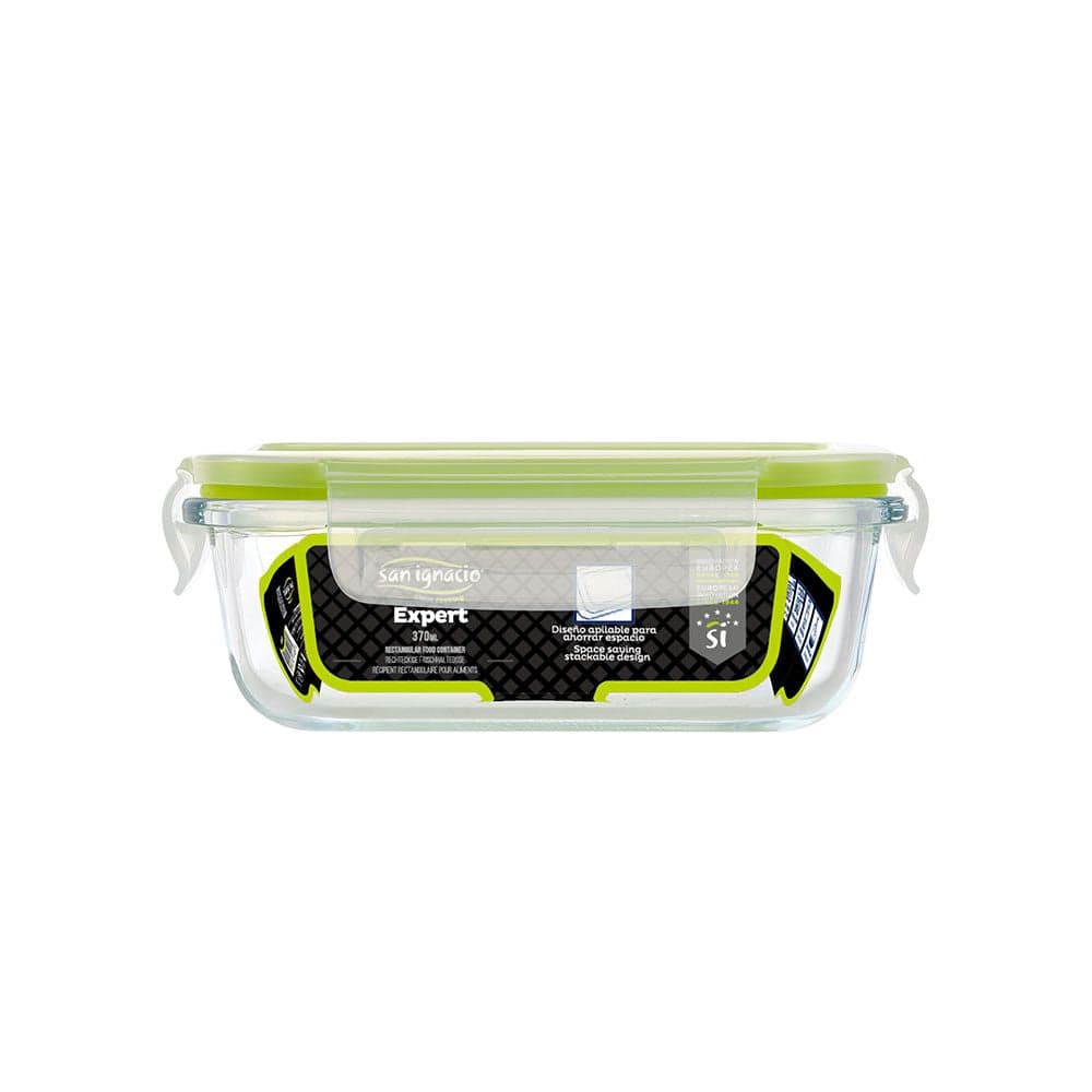 HERMÉTICO RETANGULAR 370ML BOROSILICATO EXPERT SG4700 SAN IGNACIO