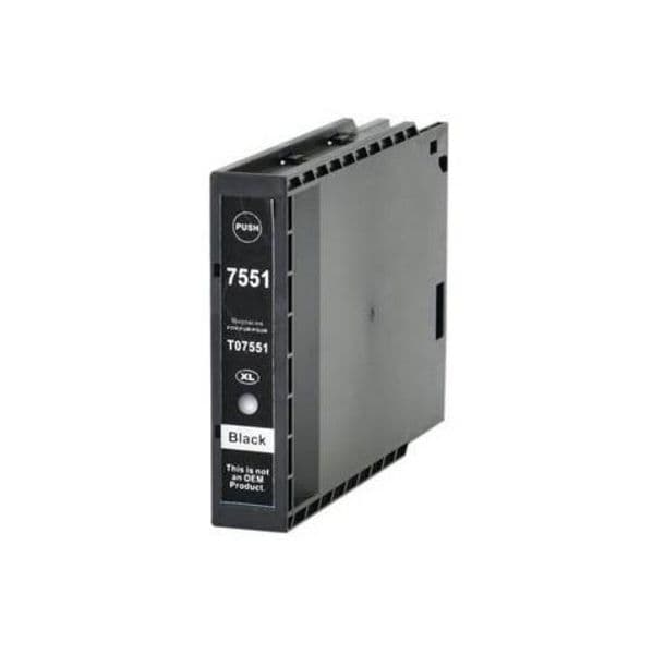 Tinteiro Epson Black XL T7551 Compatível