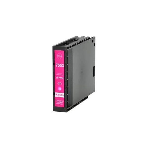 Tinteiro Epson T7553 C13T755340 Magenta Compatível