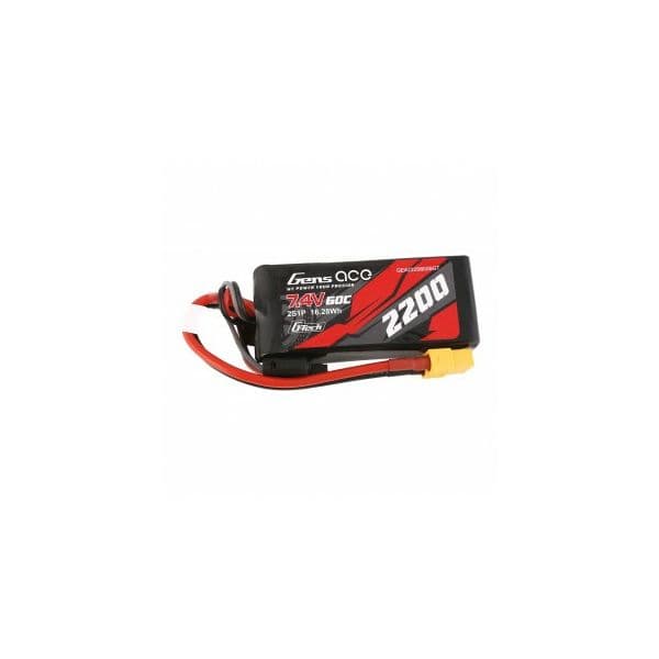 Gens Ace G-Tech 2200mAh 7.4V 60C 2S1P XT60