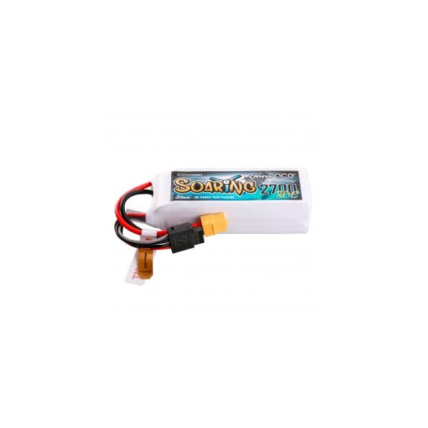 Gens Ace G-Tech Soaring 2700mAh 14.8V 30C 4S1P LiPo XT60