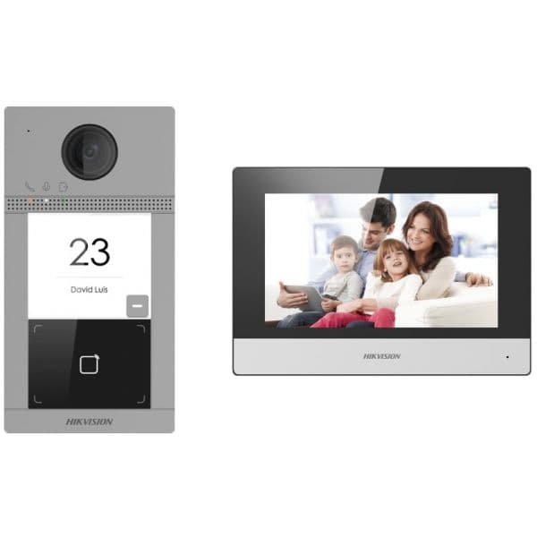 Hik Vision Vídeo Porteiro 7" Tátil Ip & Wi-fi C/ Câmara 2 Mpx Hikvision - DS-KIS604-P(C)