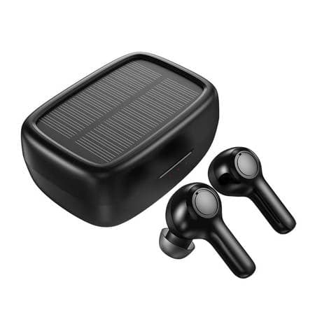Choetech Tws Wireless Headphones With Solar Panel Black (Bh-T09)