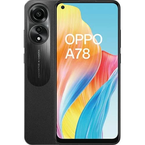 Smartphone OPPO A78 - 8GB/128GB - Preto - (6.43'' - Dual SIM - 5000 mAh)