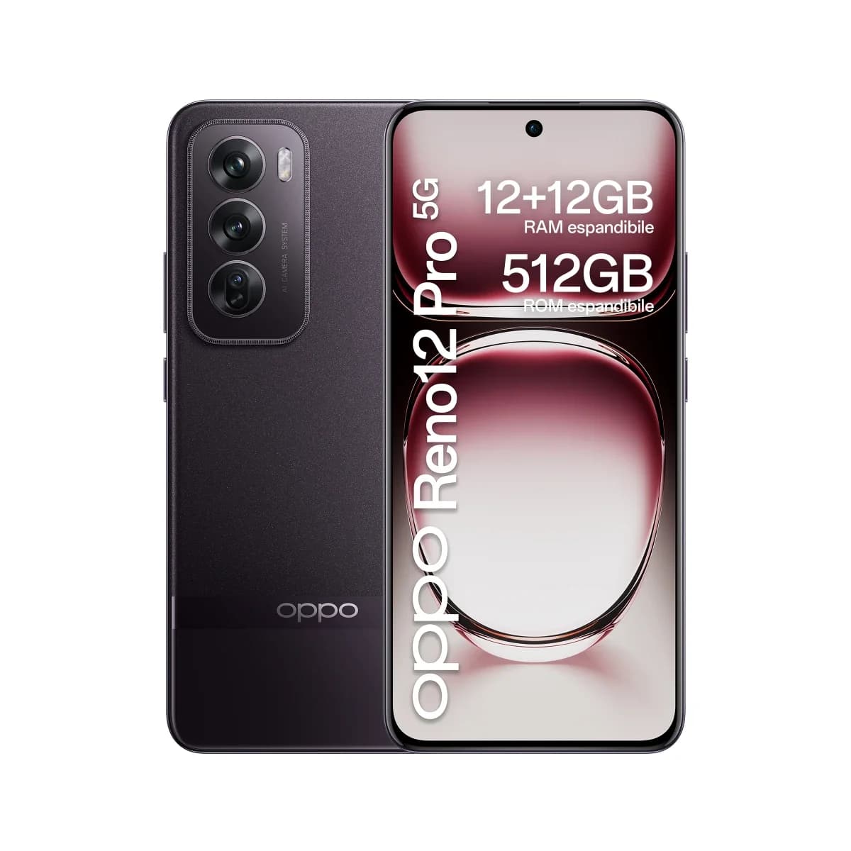 OPPO Reno12 Pro 17 cm (6.7″) Dual SIM Android 14 5G USB Type-C 12 GB 512 GB 5000 mAh Preto