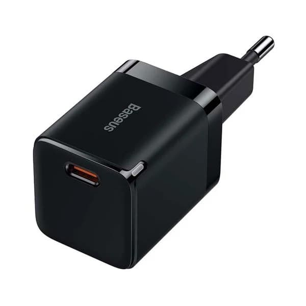 Baseus Carregador GaN3 Fast Charger 1C 30W Black
