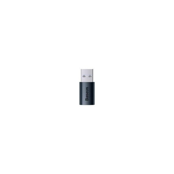 Baseus Adaptador Ingenuity Series Mini USB-A 3.1 para USB-C Preto