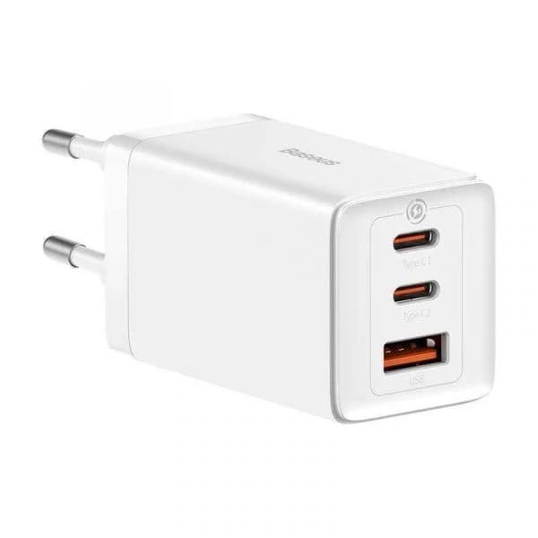 Baseus Carregador Baseus Gan5 Pro 2xusb-C+Usb 65w White - PRCCGP120202