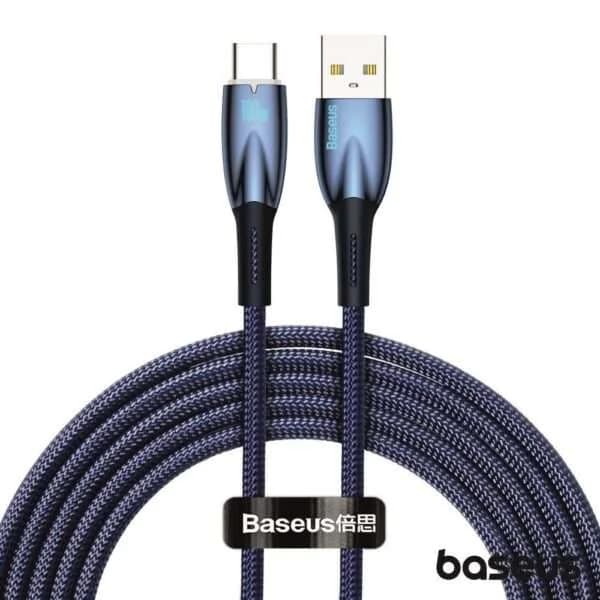 Cabo USB-A Macho P/ USB-C Macho 100W 2m Glimmer BASEUS