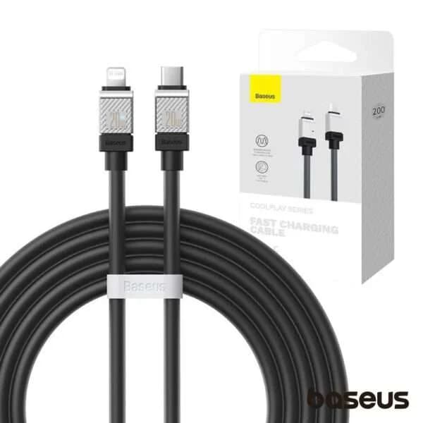 Cabo USB-C / Lightning Macho 20W PD 2m Coolplay BASEUS
