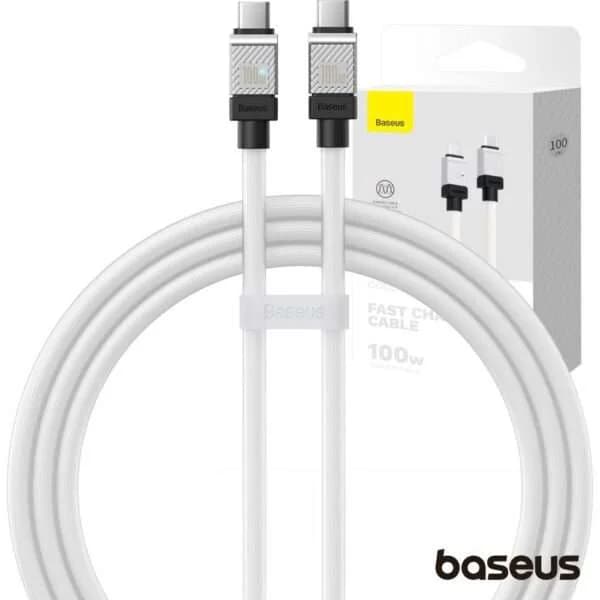Cabo USB-C Macho P/ USB-C Macho 100W PD 1m Coolplay BASEUS
