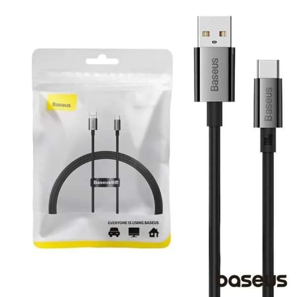 Cabo USB-A Macho P/ USB-C Macho 100W 1m BASEUS