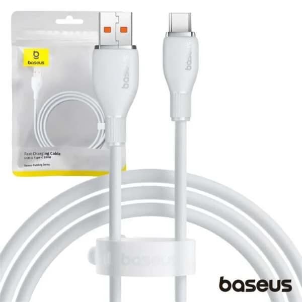 Cabo USB-A Macho P/ USB-C Macho 2m 100W Pudding BASEUS