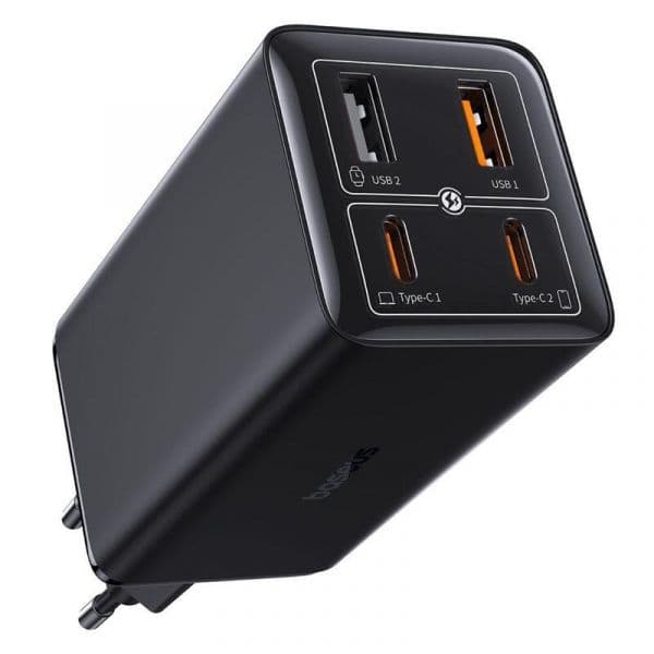Baseus Carregador GaN6 Pro 100W Preto