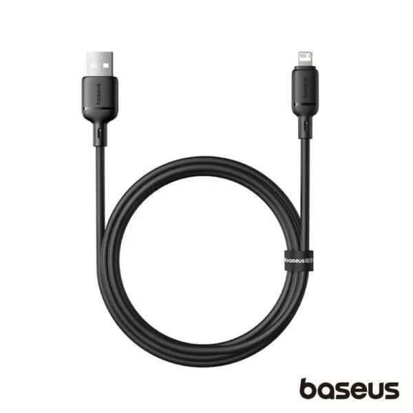 Baseus Cabo Silky Series Fast Charging USB To IP 2.4A 2m Cluster Black