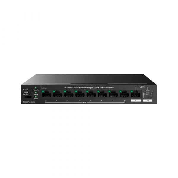 IP-COM Switch 10 Ports G1110PF-8-120W