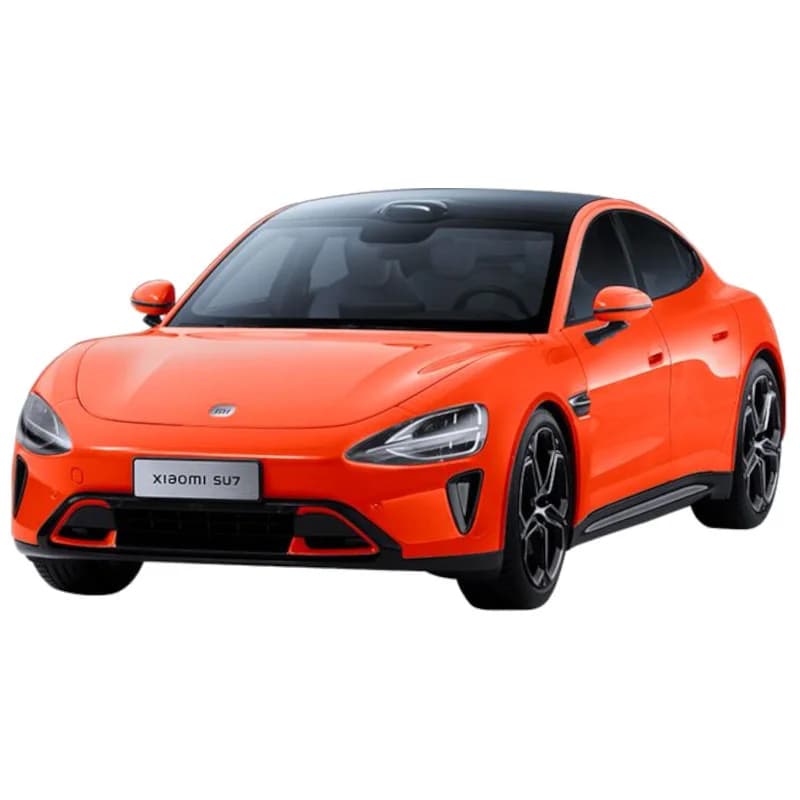 Xiaomi SU7 Modelo Fundido Lava Laranja 1:18