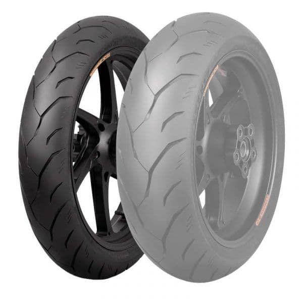 Pneu Moto CST CM-S1 Ride Migra ( 120/70 ZR17 TL (58W) Rodas dianteiras ) - 6933882548190