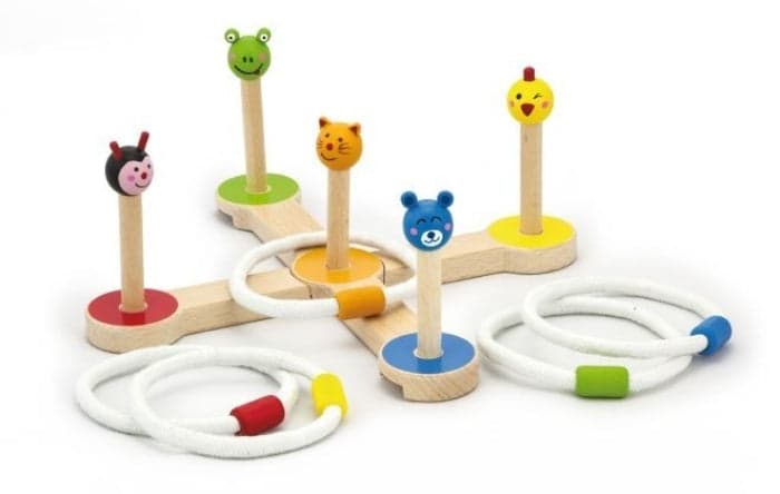 Jogo Lança Argolas Viga Animais