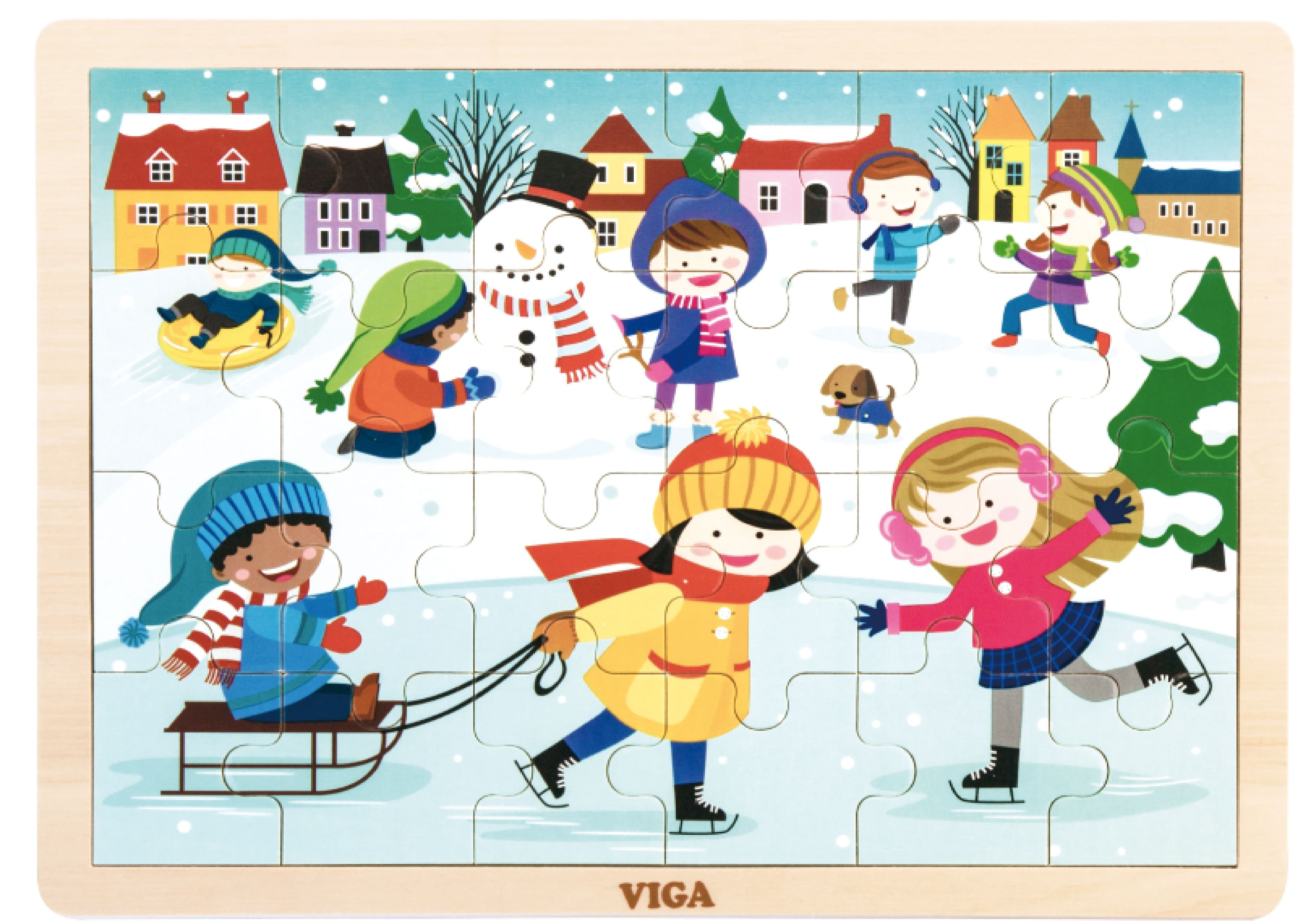 Puzzle Da Estação Inverno Viga