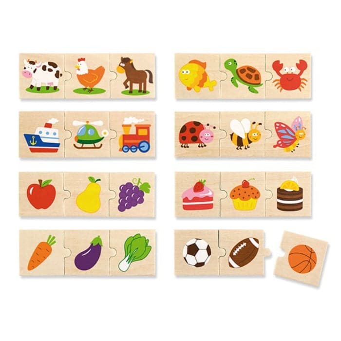 Conjunto de Puzzles de categorização Viga