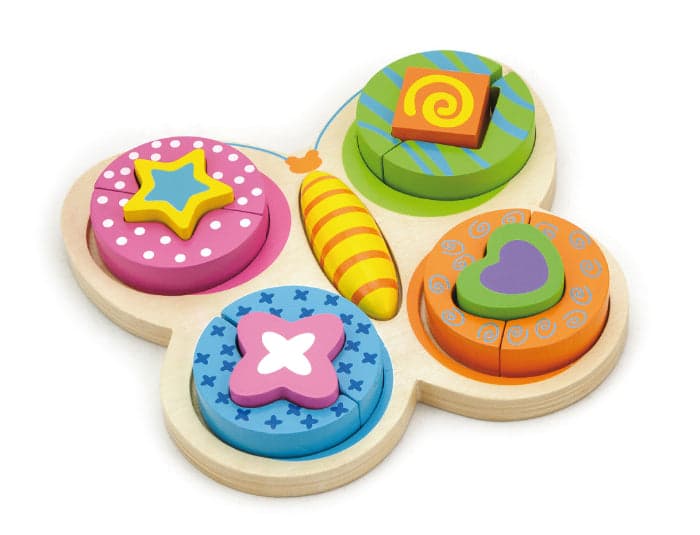 Milly Mally Puzzle com relevo Viga Borboleta