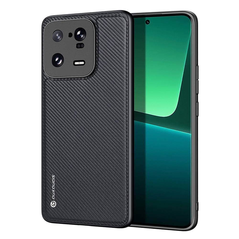 Capa Dux Ducis Fino para Xiaomi 13 Pro com moldura de silicone preta