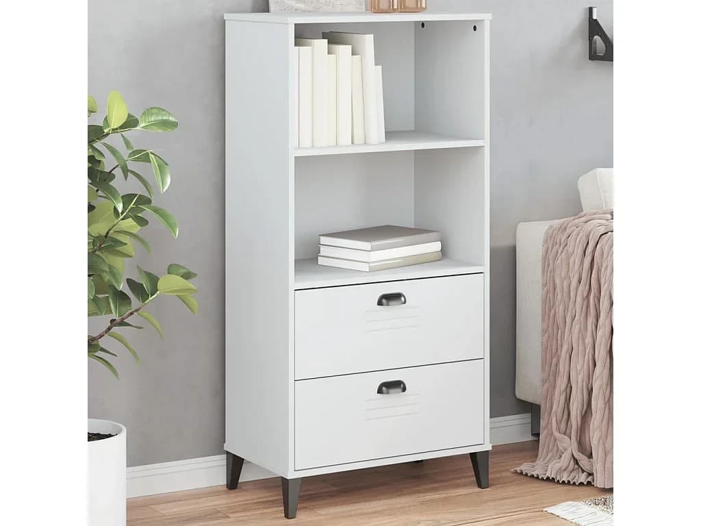 Estante VIKEN 60x35x123 cm derivados de madeira branco PT205444