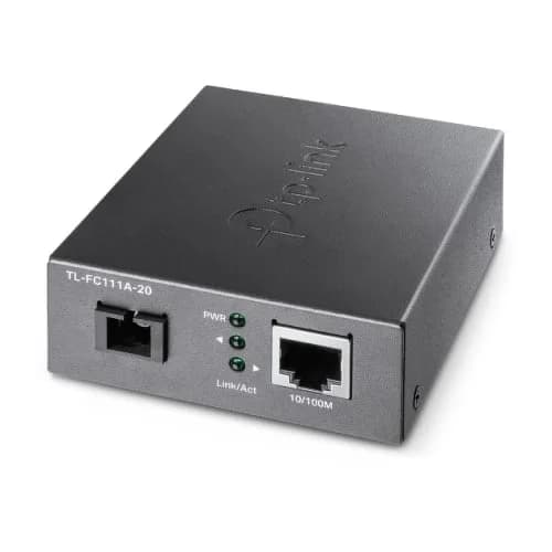 TP-Link Conversor TL-FC111A-20 10/100 Mbps RJ45 p/ 100 Mbps Single-mode SC WDM Bi-Directional Fiber
