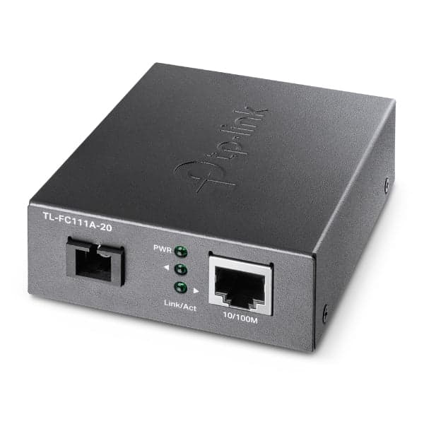 TP-Link Conversor TL-FC111A-20 10/100 Mbps RJ45 p/ 100 Mbps Single-mode SC WDM Bi-Directional Fiber