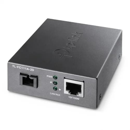 TP-Link Conversor TL-FC111A-20 10/100 Mbps RJ45 p/ 100 Mbps Single-mode SC WDM Bi-Directional Fiber