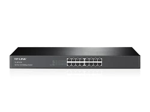 TP-Link TL-SF1016 switch de rede Não-gerido Fast Ethernet (10/100) 1U Preto