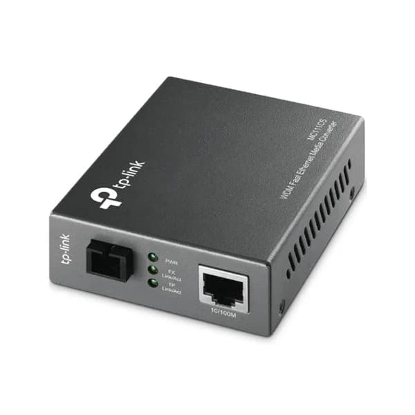 MC111CS - TP-LINK - MEDIA CONVERTER 10/100TX PARA 100BASEFX(SC)- MC111CS