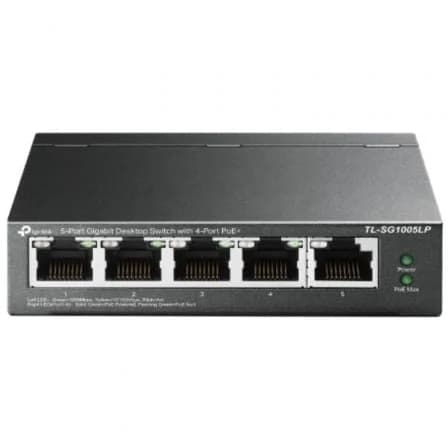 TP-Link Switch 5 Portas Gigabit 4x PoE+ - TL-SG1005LP