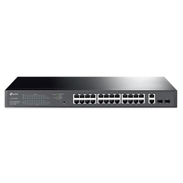 TP-Link Switch de Rede 24 Portas Gigabit PoE+ + 2x Gigabit + 2x SFP - TL-SG1428PE