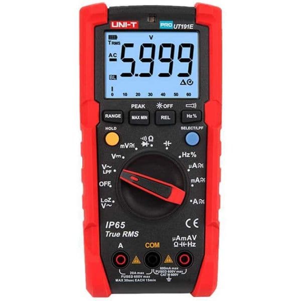 Uni-t Multimetro Digital True Rms Cat Iii 600V - UT191T