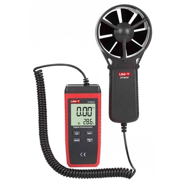 Uni-T Anemómetro Digital 0~30M/S com Função de Temperatura - UT363S
