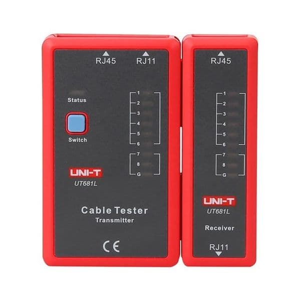 Uni-T Testador de Rede RJ11 e RJ45 - UT681L