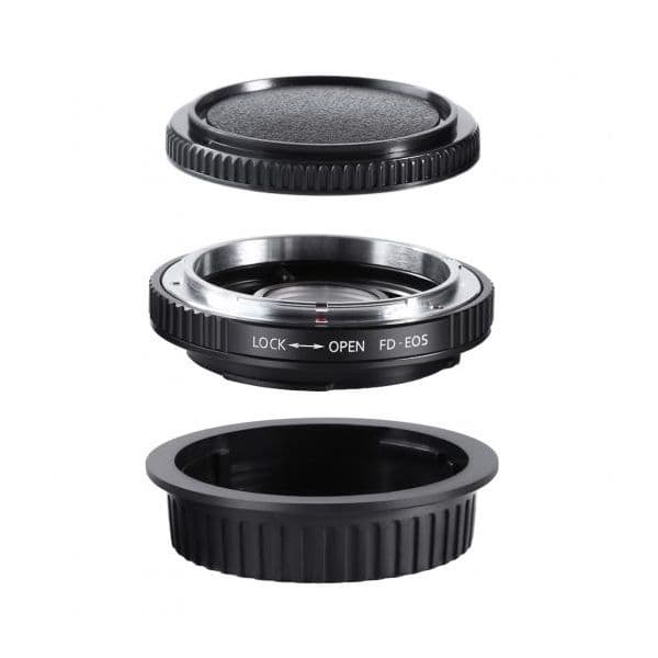 K&F Concept Anel Adaptador Canon FD - EOS EF (com vidro) - KFCONCEPTKF06082