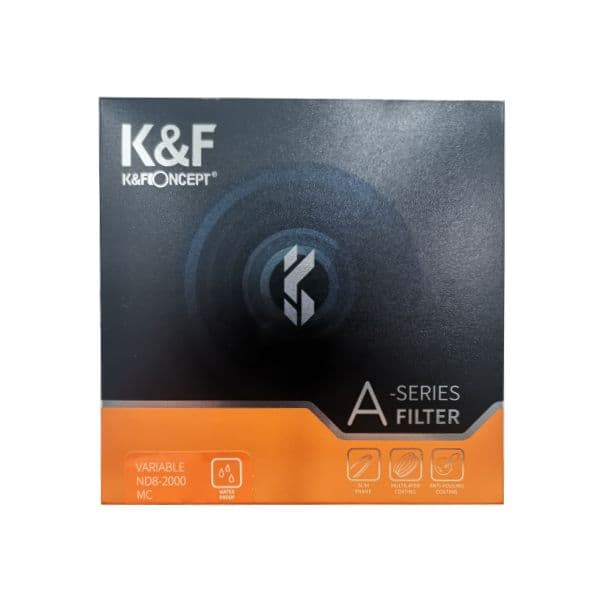 K&F Concept Filtro MC ND Variável ND8-2000 (3-11 Stops) 37mm - 17747