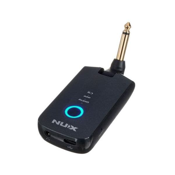 Nux Amplificador para Auscultadores e Efeitos para Guitarra e Baixo Mighty Plug Pro