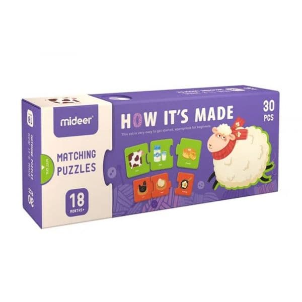 Mideer Puzzle Como e Feito 30 Peças - MD2122