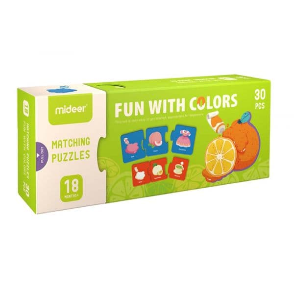 Mideer Puzzle Diversao com Cores 30 Peças - MD2124