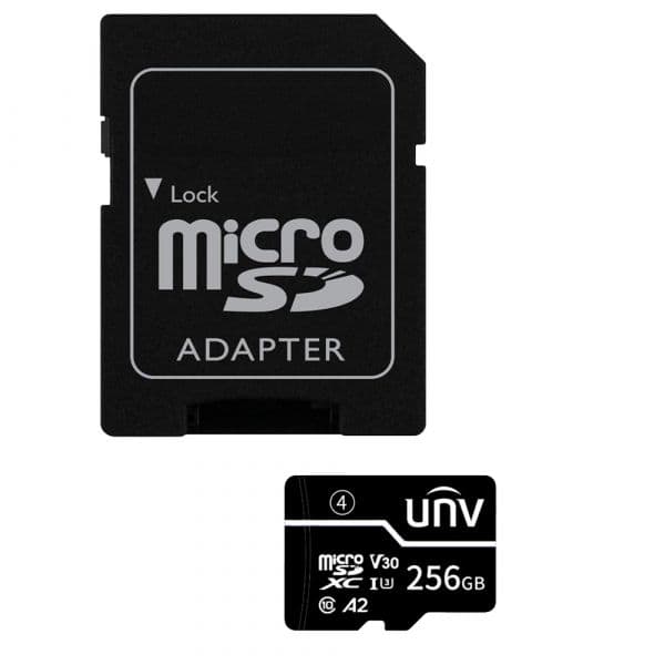 Uniview 256GB MicroSD C10 A1 UV-TF-256G-T-C + Adaptador SD