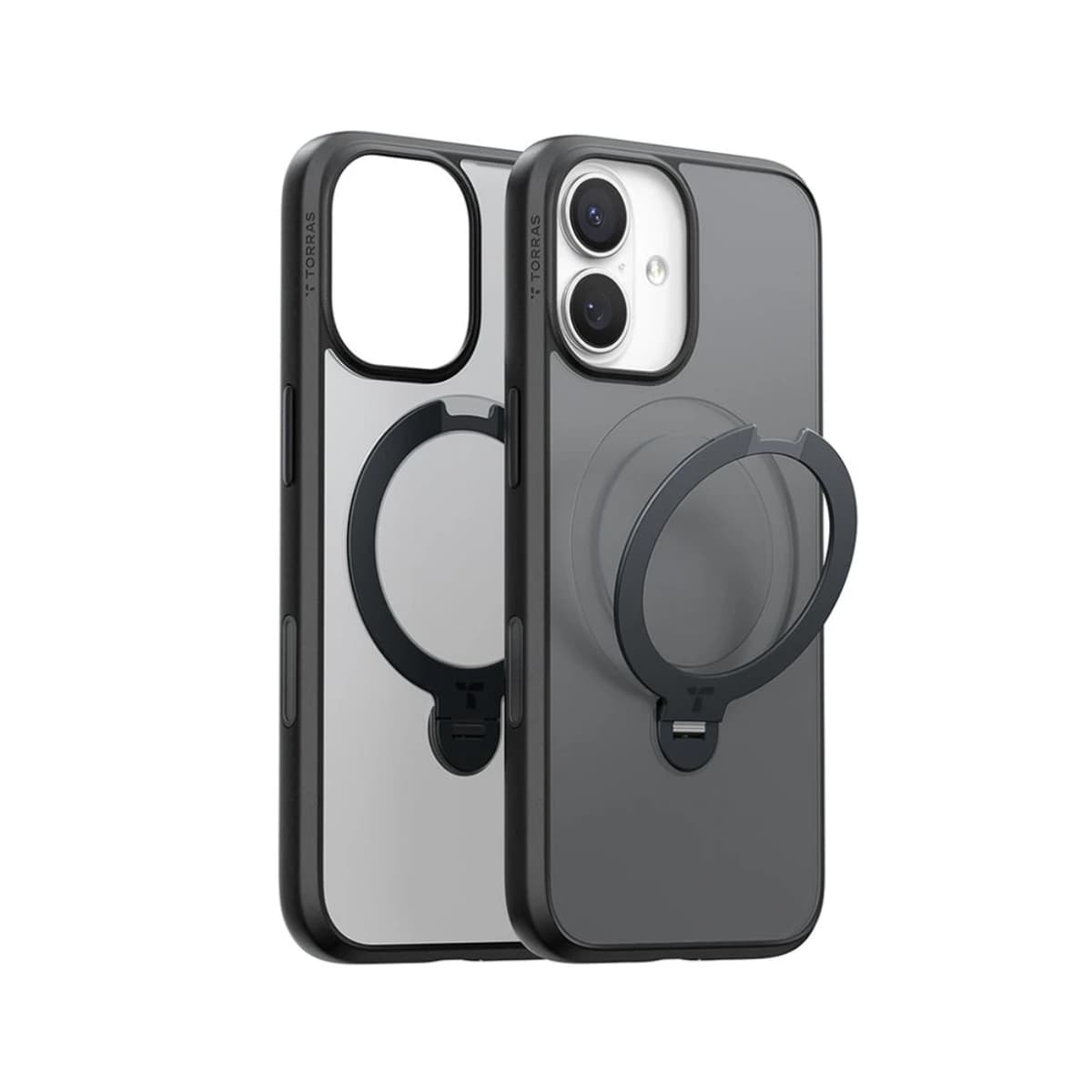 Capa Torras Ostand Spin Series para Iphone 17 - Preta - Ligatu
