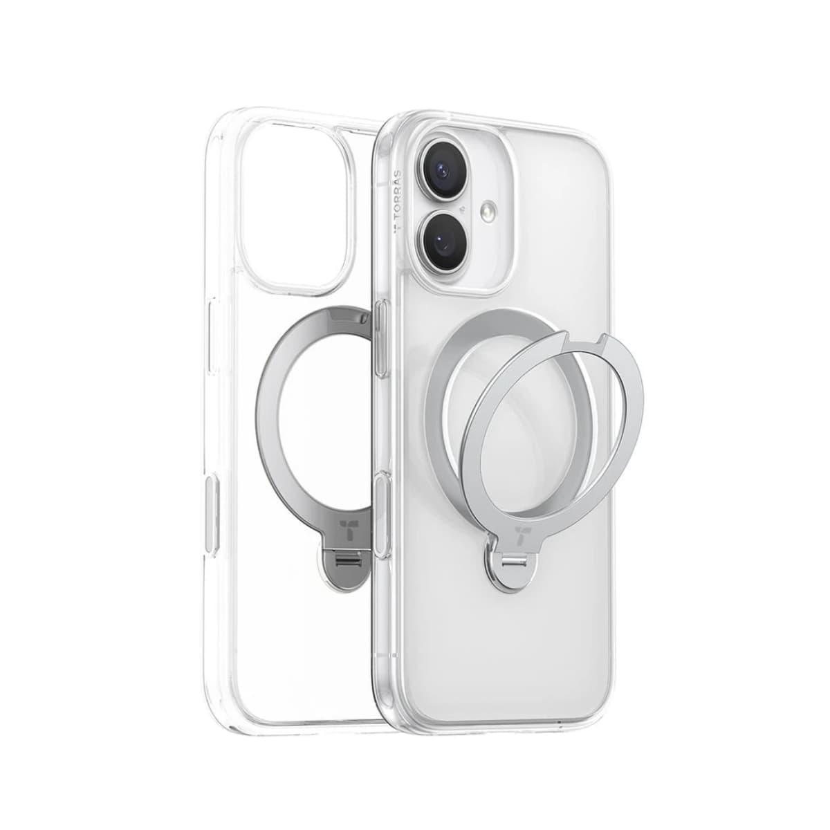Capa Torras Ostand Spin Series para Iphone 17 - Transparente - Ligatu