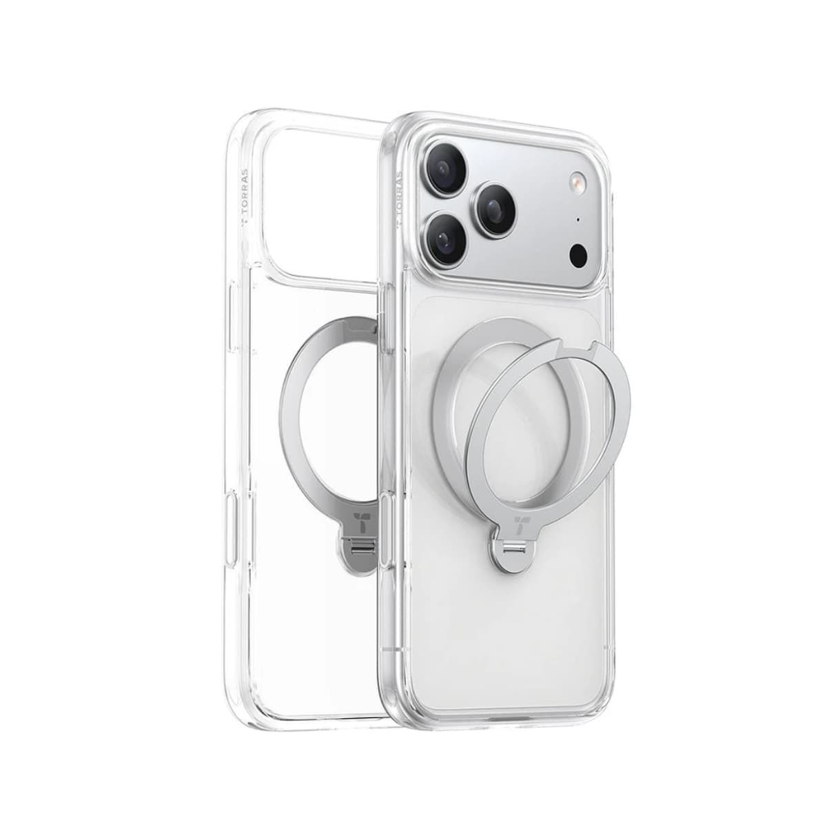 Capa Torras Ostand Spin Series para Iphone 17 Pro Max - Transparente - Ligatu