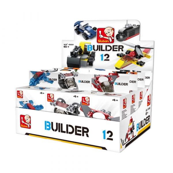 Sluban DIS Builder 12 Figuras Sortidas - SL0591